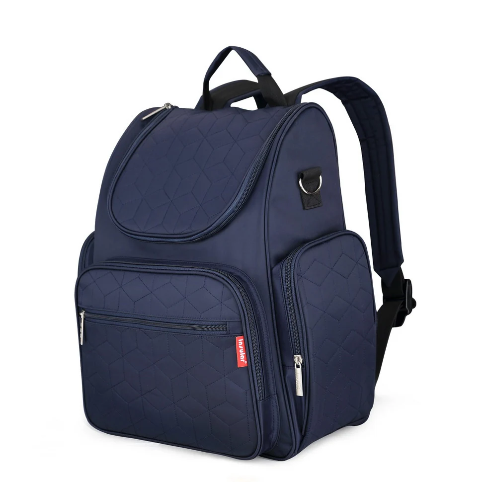 Blue Diaper Bag Модный комплект сумки для беременных, многофункциональный рюкзак для путешествий для мамы, новинка года, сумка для подгузников, большая емкость для ухода за ребенком, сумка для коляски - Цвет: Blue Diaper Bag