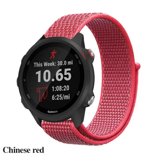 2 Нейлоновый ремешок-петля для Garmin Forerunner 245 M/Garmin vivoactive 3 Forerunner 645, Смарт-часы, браслет, ремешок для часов - Цвет: 2