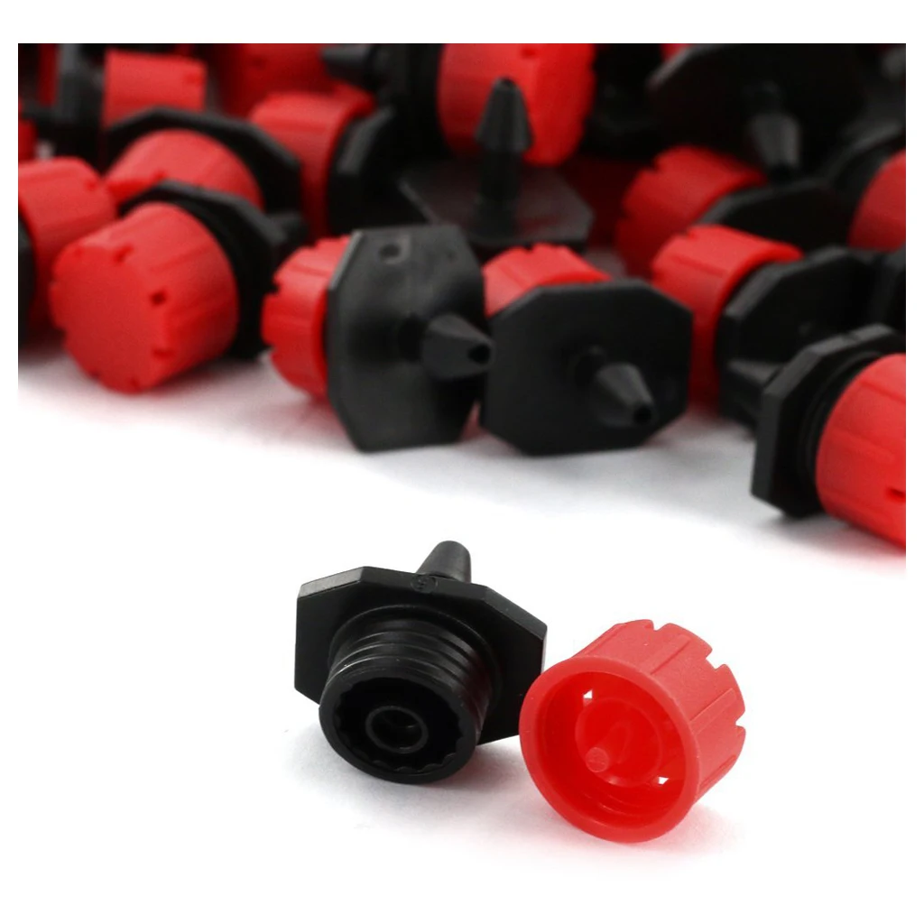 100 шт. мини капельница для орошения Регулируемая насадка