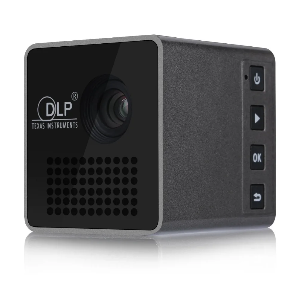 Exquizon P1 + WI FI Беспроводной карманный светодиодный Pico Smart Mini Projecto DLP Micro Miracast DLNA