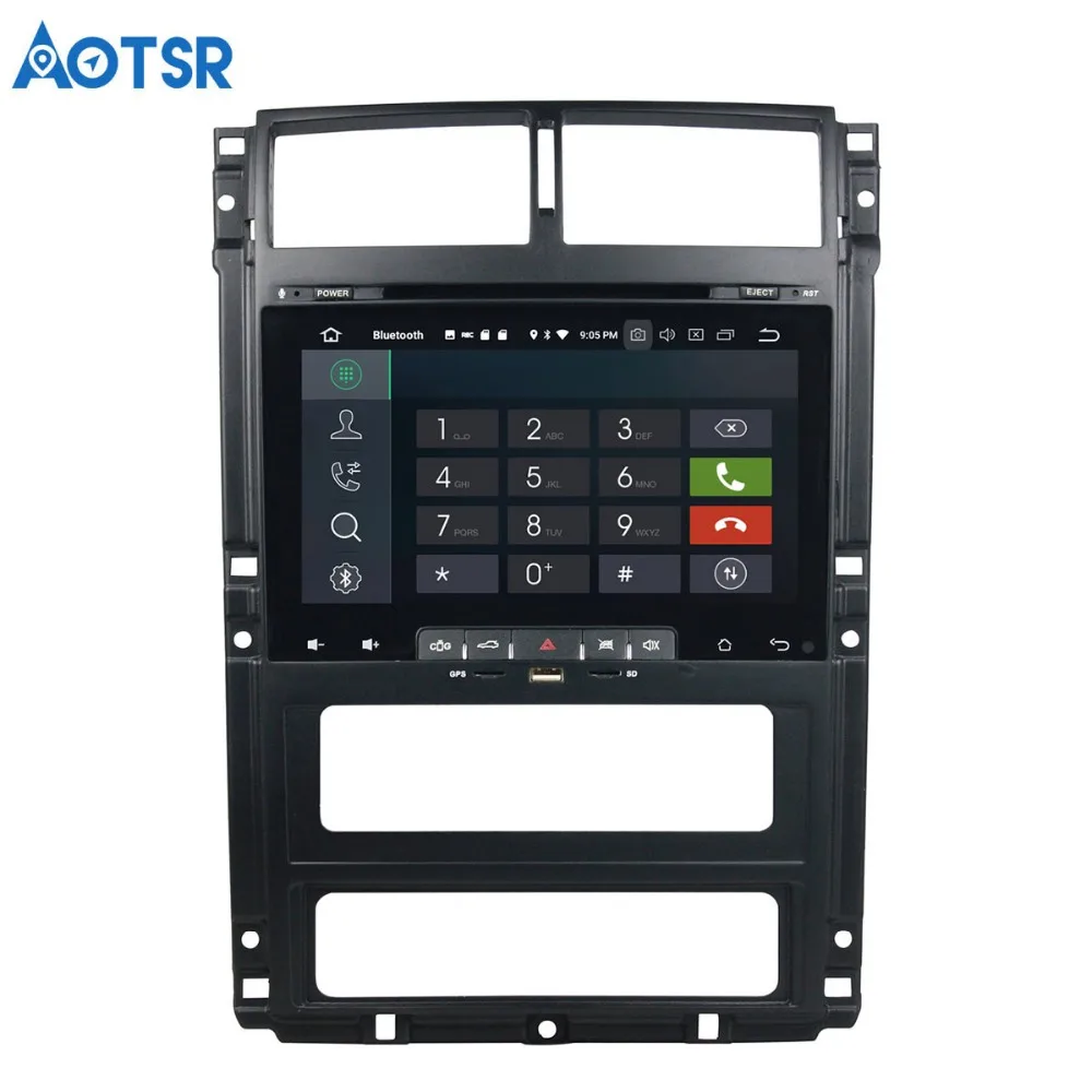 Автомобильный DVD плеер Aotsr Android 8 0 7 1 С GPS навигацией для Peugeot 405 мультимедийный