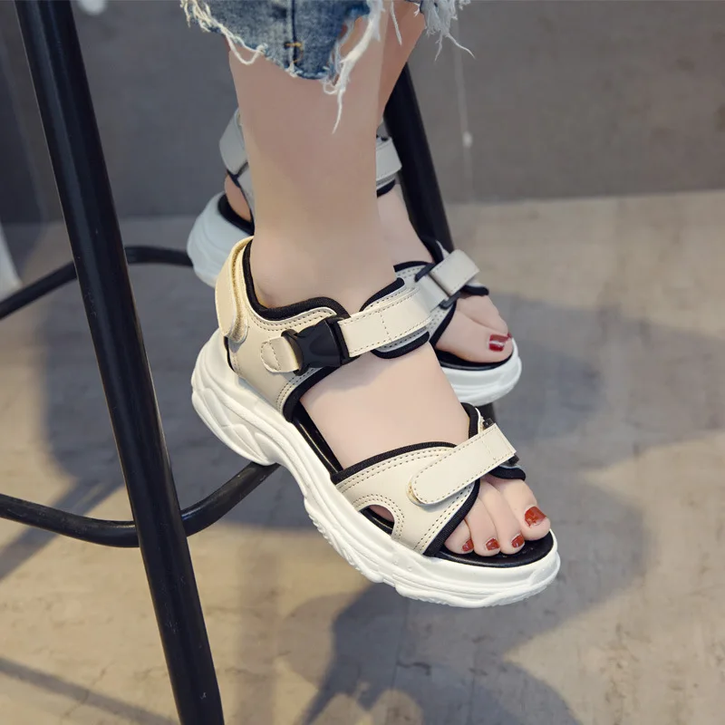 2018 новые летние римские Цвет обувь свободные торт сандалии Для женщин|Боссоножки