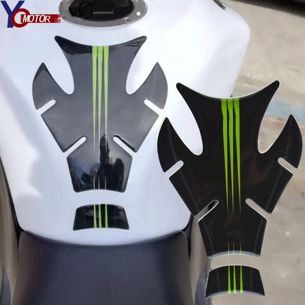 Наклейка для мотоцикла ZX1400 ZX6R 650R ER6N 3D наклейка на бак масла и топлива протектор