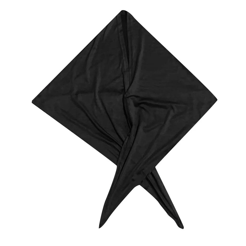 Женская однотонная мягкая мусульманская Шапка тюрбан головной убор для волос