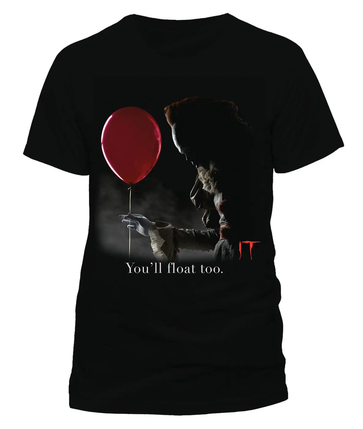Фото Это 'pennywise красный шар футболка New & официальный! Мужская одежда Это 'pennywise красный шар футболка New & официальный! Мужская одежда
