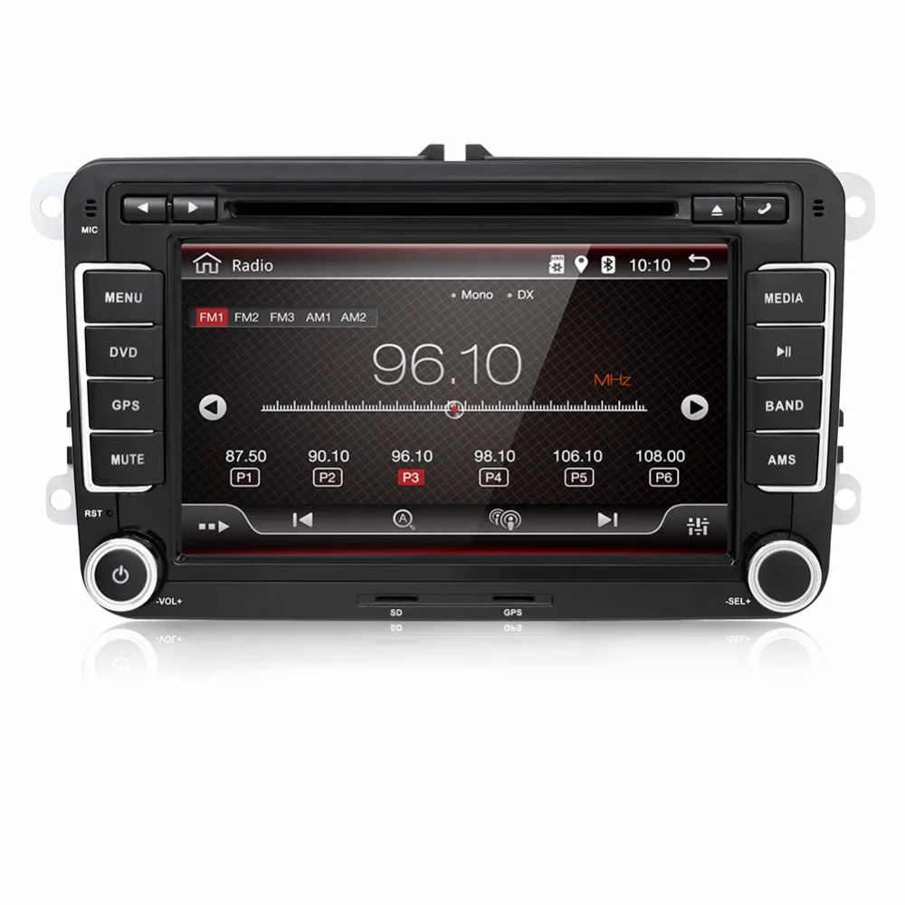 Bosion Quad Core Android 6.0 DVD плеер автомобиля с GPS 2 DIN 7 дюймовый для Volkswagen VW Skoda ПОЛО PASSAT B6 CC