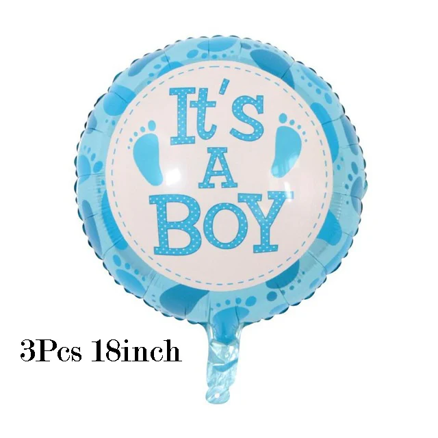 10 шт. zoll Gold Herz Bedruckte Ballons Transport Blau Rosa Konfetti латексные шары Baby Dusche Junge Mädchen Geburtstag