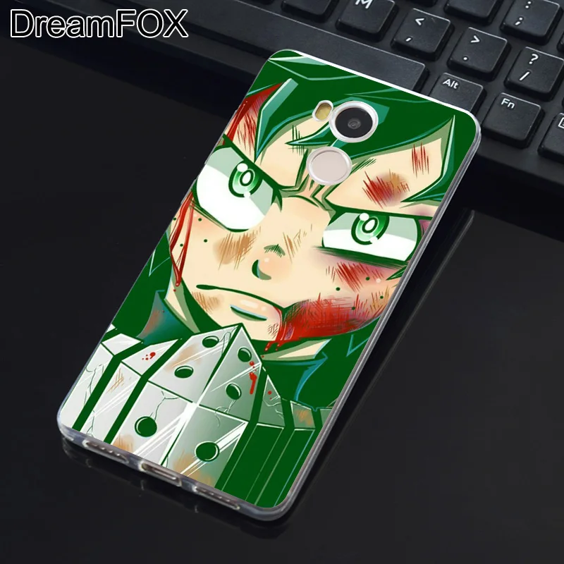DREAMFOX M312 Boku No Hero Academy Мягкий ТПУ силиконовый чехол для Xiaomi Redmi Note 3 4 5 Plus 3S 4A 4X 5A Pro Global |