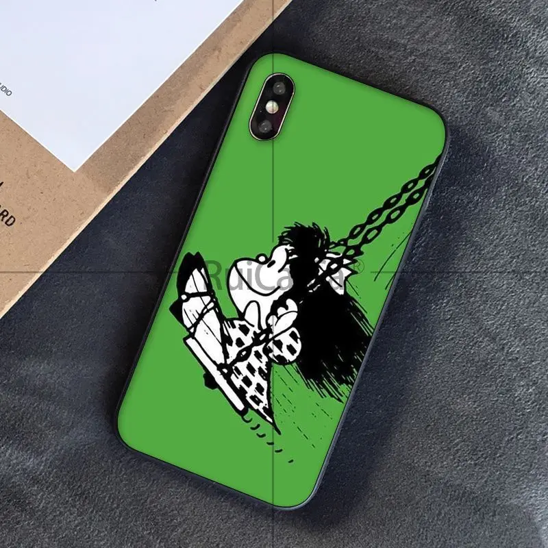 Ruicaica мультяшный Мягкий силиконовый чехол для телефона из ТПУ Apple iPhone 8 7 6 6S Plus X XS MAX