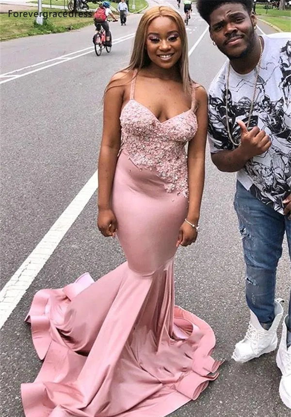 Розовые южноафриканские черные платья для выпускного вечера девушек нигерия на