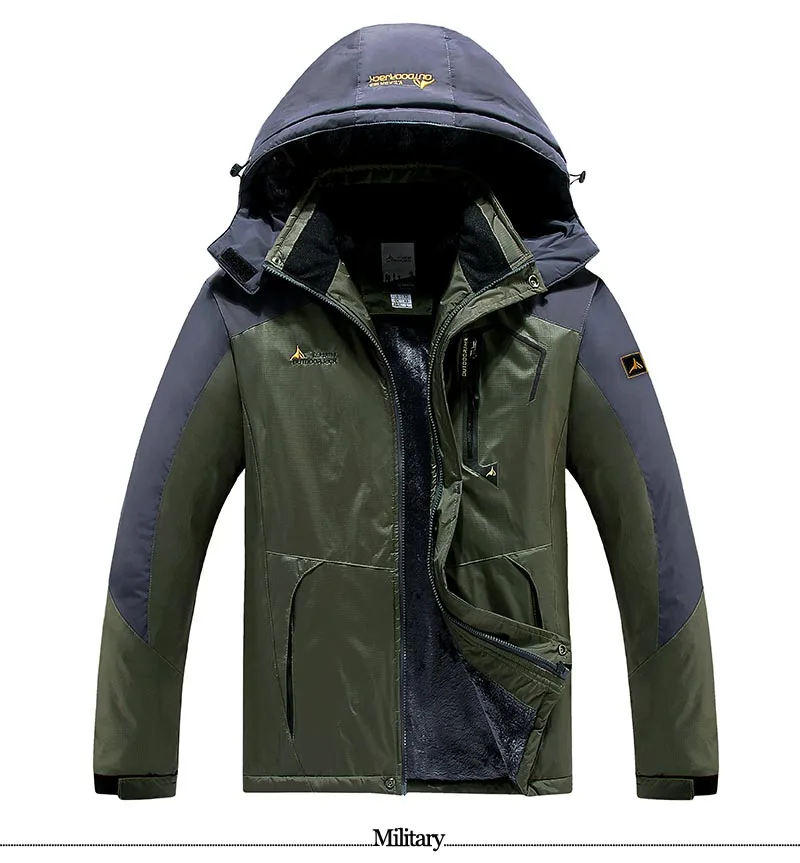 XIYOUNIAO new Outwear Winter Jacket Men Windproof waterproof Hood Male Jacket thicken Warm Men Parkas coat Size L-6XL