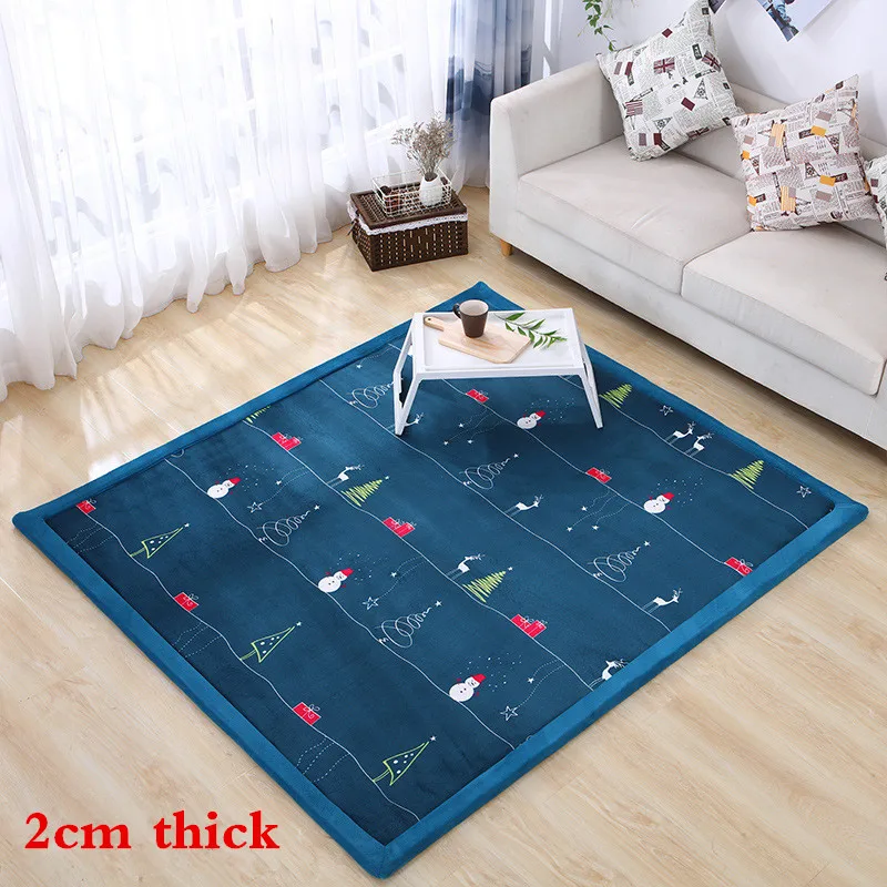 2cm Thicken INS/детские игровые коврики для младенцев, детский утепленный коврик для детской комнаты, коврик для ползания, Подарочный коврик для детской комнаты - Цвет: 2cm Thicken