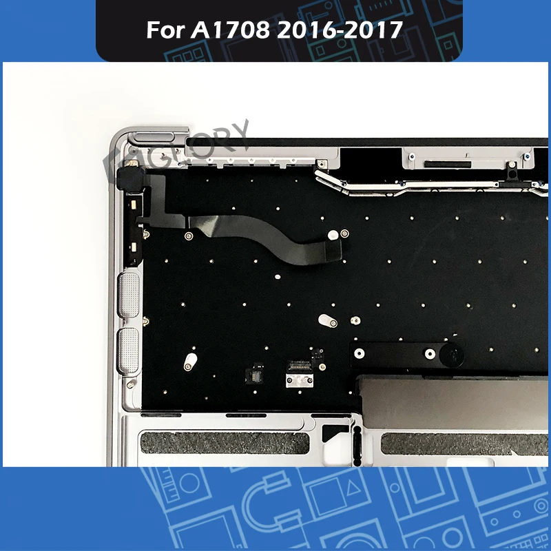 A1708 Топ чехол+ клавиатура США для MacBook Pro retina 1" A1708 подставка для рук Топ чехол серый космос год