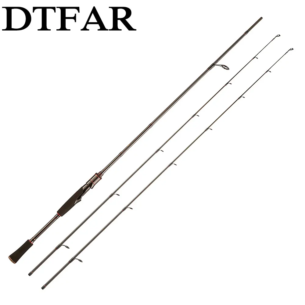 DTFAR LEISURE K2 1 98 м 2 13 44 наконечника спиннинговый стержень для литья m/ML m/MH SIC Ring Vara De Pesca
