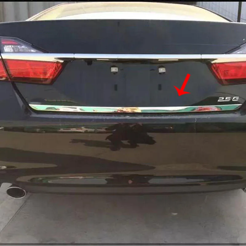 Для Тойота Aurion Altis Camry азиатские 2012 2017 из нержавеющей стали задний багажник Дверь