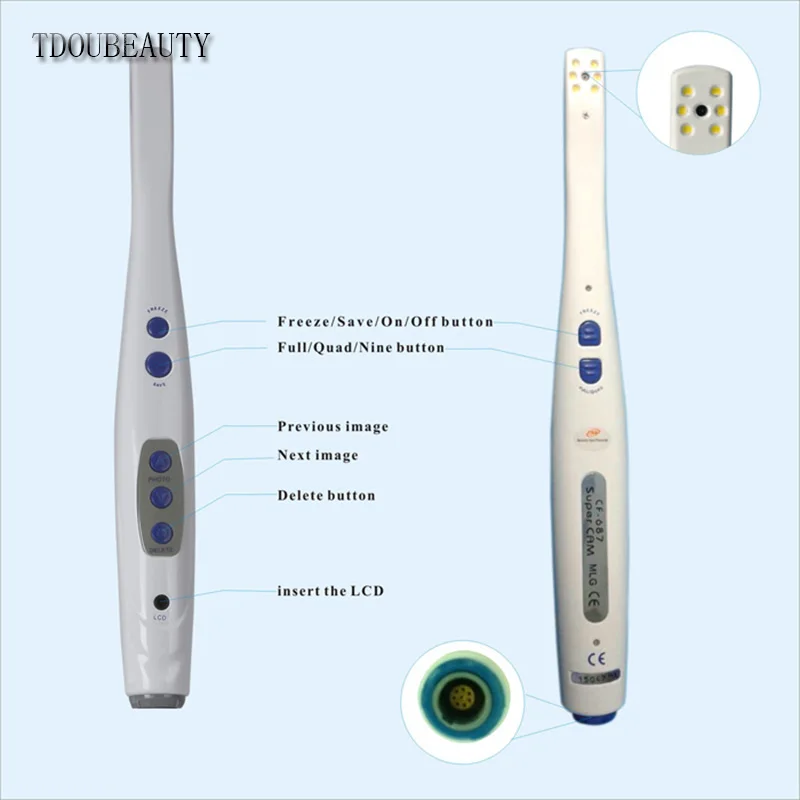 TDOUBEAUT горячая Распродажа MLG интраоральной камеры CF-682+ M-63 с Новая модель SONY CCD высокого разрешения полости рта камеры