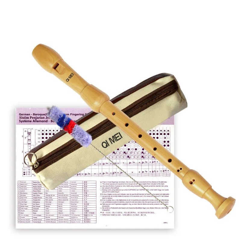 Деревянный 8 отверстий рекордер барокко Dizi F Ключ альт кларнет английская флейта
