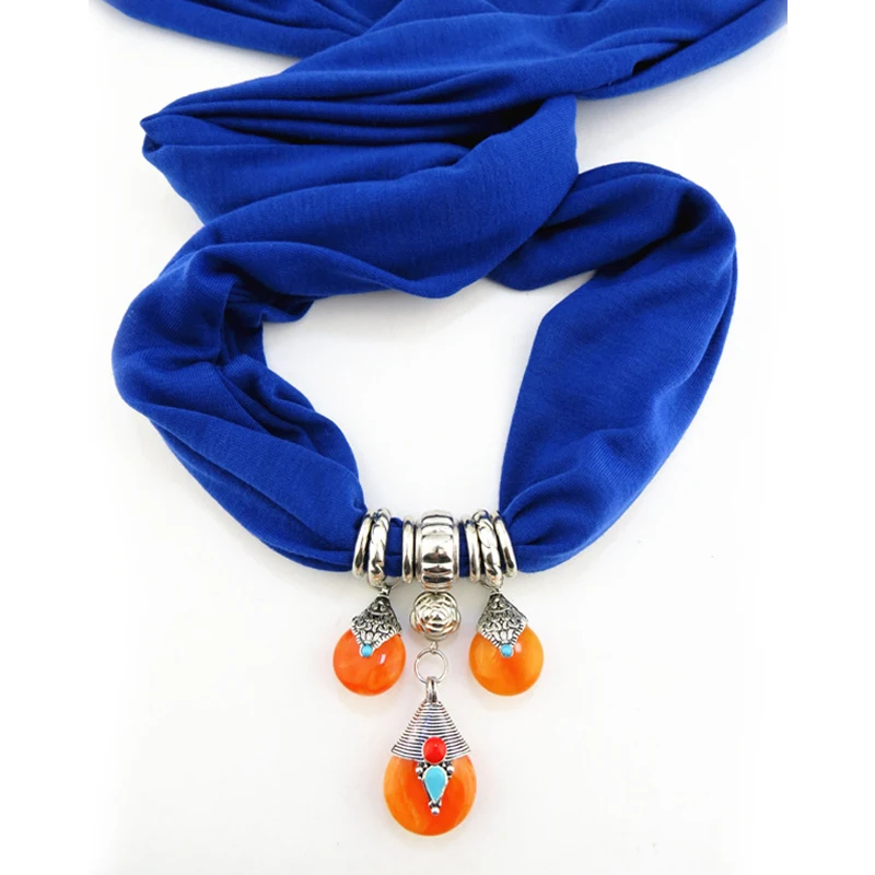 Женская шаль из полиэстера ожерелье тибетского пчелиного воска с кисточками и