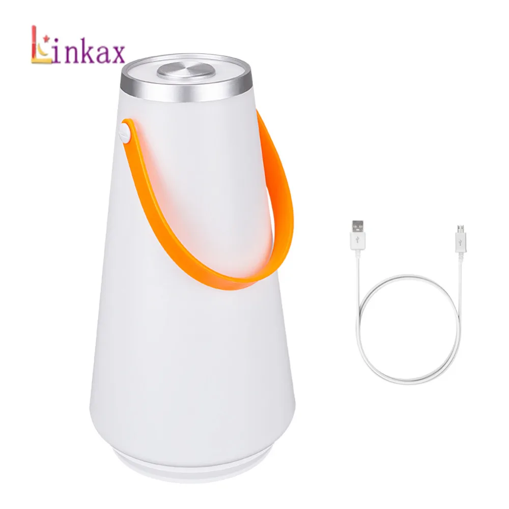 

Креативный переносной беспроводной светодиодный ночник для дома, настольная лампа с зарядкой от USB, уличный светильник для кемпинга и экстр...