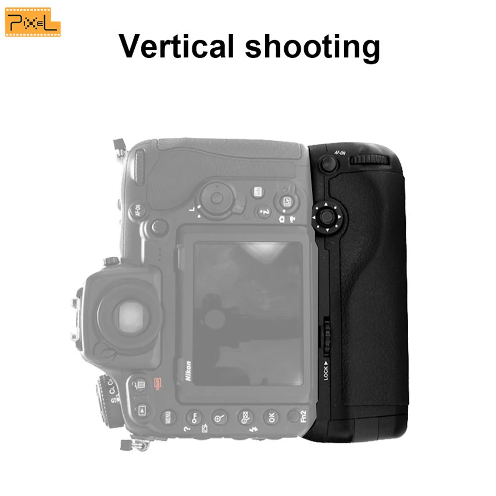Pixel D17 Батарейная ручка для Nikon D500 Вертикальная съемка двойная мощность