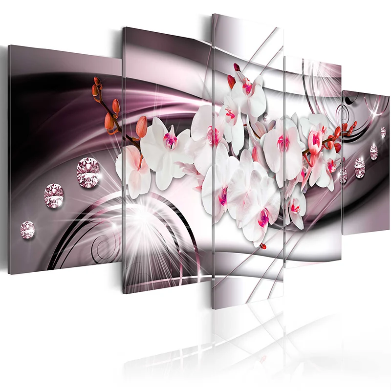 

Wholesale Home Decorative Wall Decor Flower series Painting Art Silk Picture wall pictures for living room PJMT-B (342)