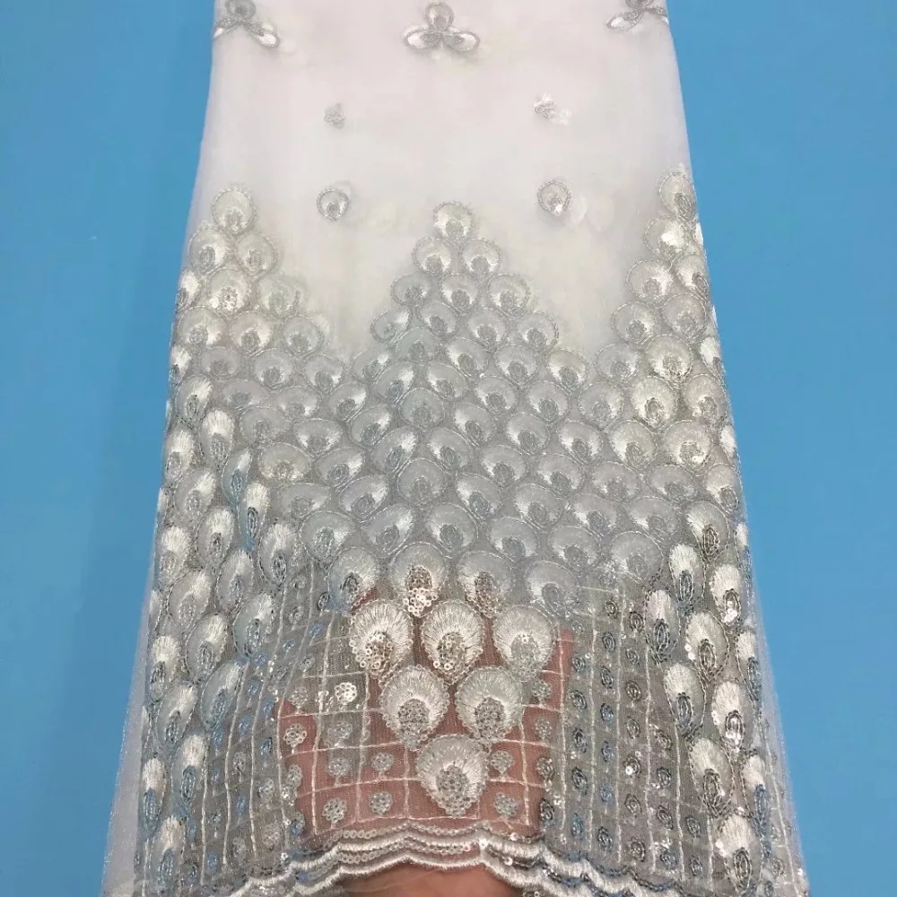 Кружевная ткань в африканском стиле золотистая фиолетовая французская Тюлевая