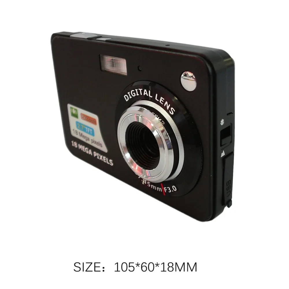 DC530 2,7 ''TFT lcd Цифровая камера HD 720P 18MP цифровая видеокамера с 8-кратным цифровым зумом анти-встряхивание 5MP CMOS сенсор