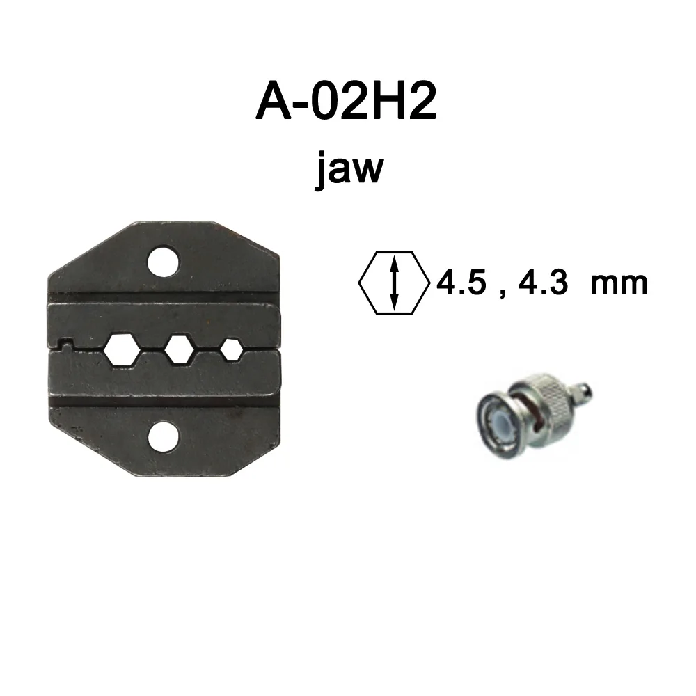 A05H A02H2 A12 A02H A35WFDie наборы для HS HS-05H FSE-05H AM-10 EM-6B1 EM-6B2 обжимной Пилер обжимной станок один комплект модули челюсти - Цвет: A02H2