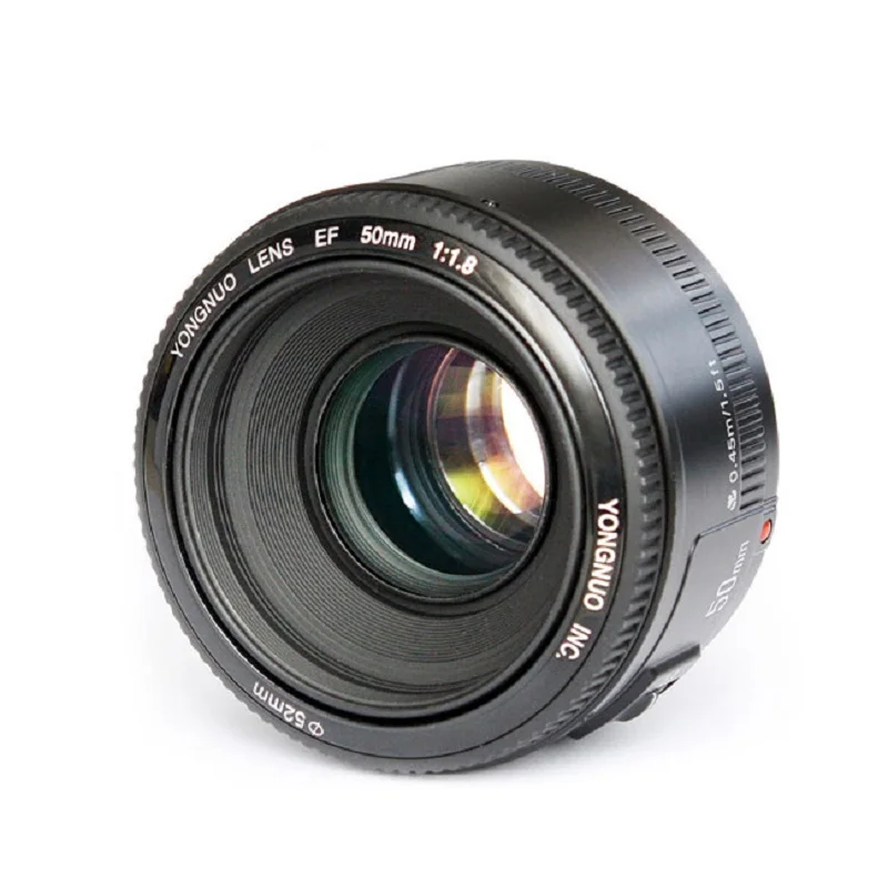 YONGNUO YN50mm F1.8 Камера объектив EF 50 мм для Canon диафрагма автофокусом линзы для EOS DSLR 700D 750D 800D 5D Mark II IV 10D 1300