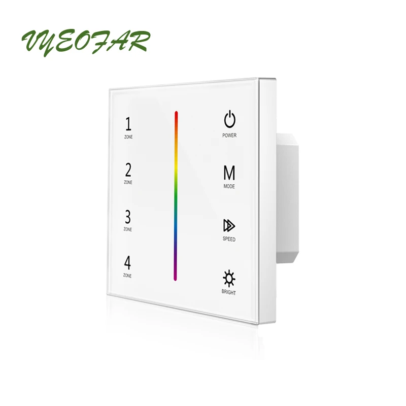 Led RGB полосы контроллер DMX Master & 2 4 GHz RF Беспроводной двойной Функция 100V 240V настенное
