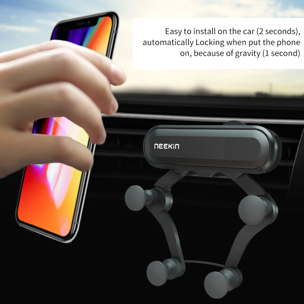 NILLKIN мини автомобильный телефон держатель для iPhone XS Air Vent крепление gps Автомобильный держатель для samsung S10/S10e/S9/Redmi note 7 держатель для смартфона