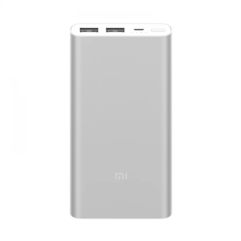 10000 мАч Xiao mi power Bank 2 2i внешний аккумулятор быстрая зарядка с двумя usb портами выход