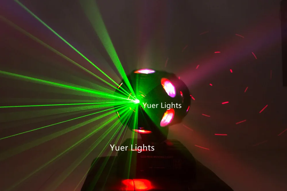 Party Laser Lights 150MW RG Two Colors Projector 12X10W RGBW 4IN1 Moving Head Beam Light Wedding Stage Dj Effects | Освещение