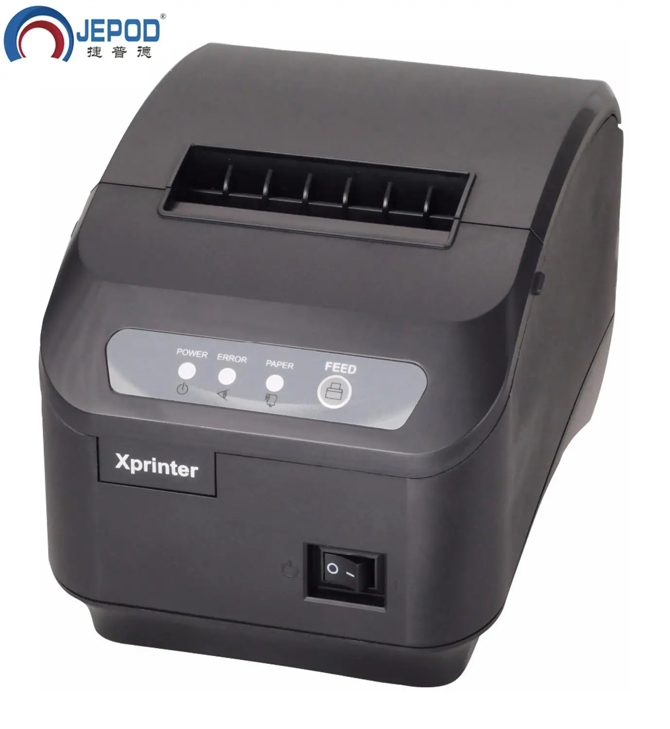 Настольный Термопринтер для чеков 80 мм интерфейс USB + Серия/LAN 200 мм/сек.