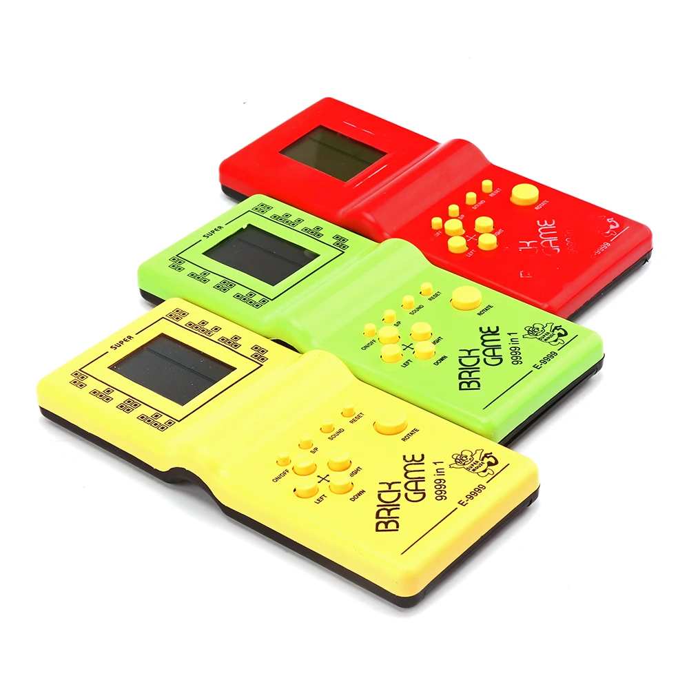 Портативная игровая консоль Tetris Hand Electronic LCD Toy Fun Game пазл ручная прочная маленькая