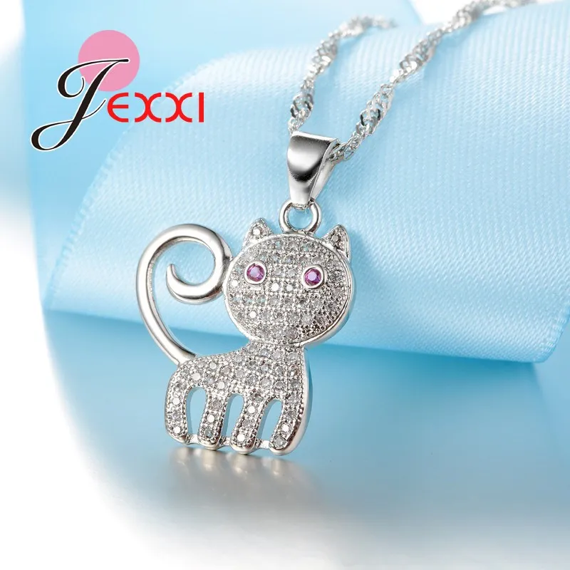 Женский ювелирный комплект из колье и серёг серебра 925 пробы|jewelry sets|set for womenset |