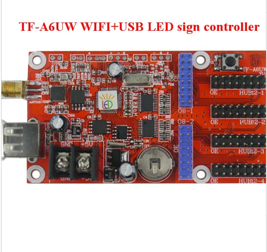 Беспроводной светодиодный контроллер сотового телефона TF-wifi-A6UW |