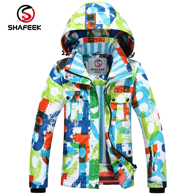 Детский лыжный костюм SHAFEEK детский брендовый ветрозащитный водонепроницаемый