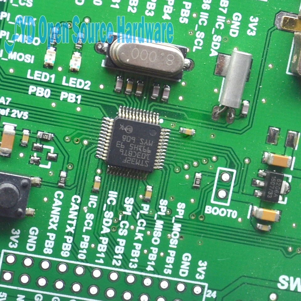 Макетная плата STM32F103C8T6 STM32 макетная микроконтроллера испытательная минимальная