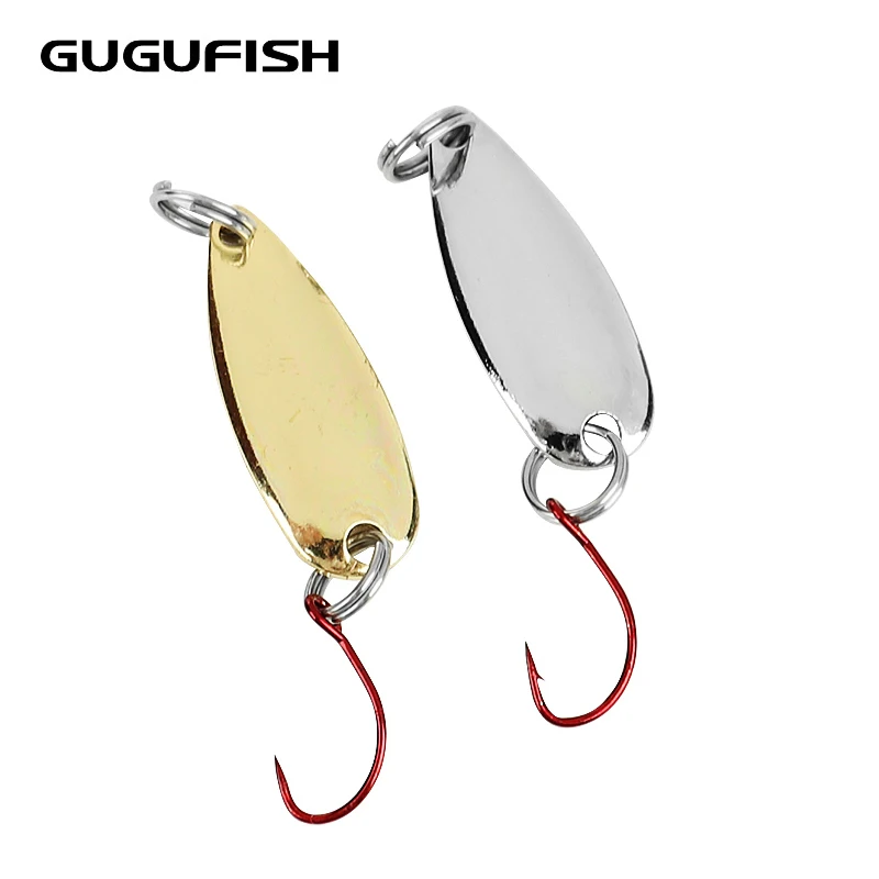 Рыболовные приманки gufish 10 шт. 1 3 г/2 г рыболовные крючки воблер Спиннер ложки