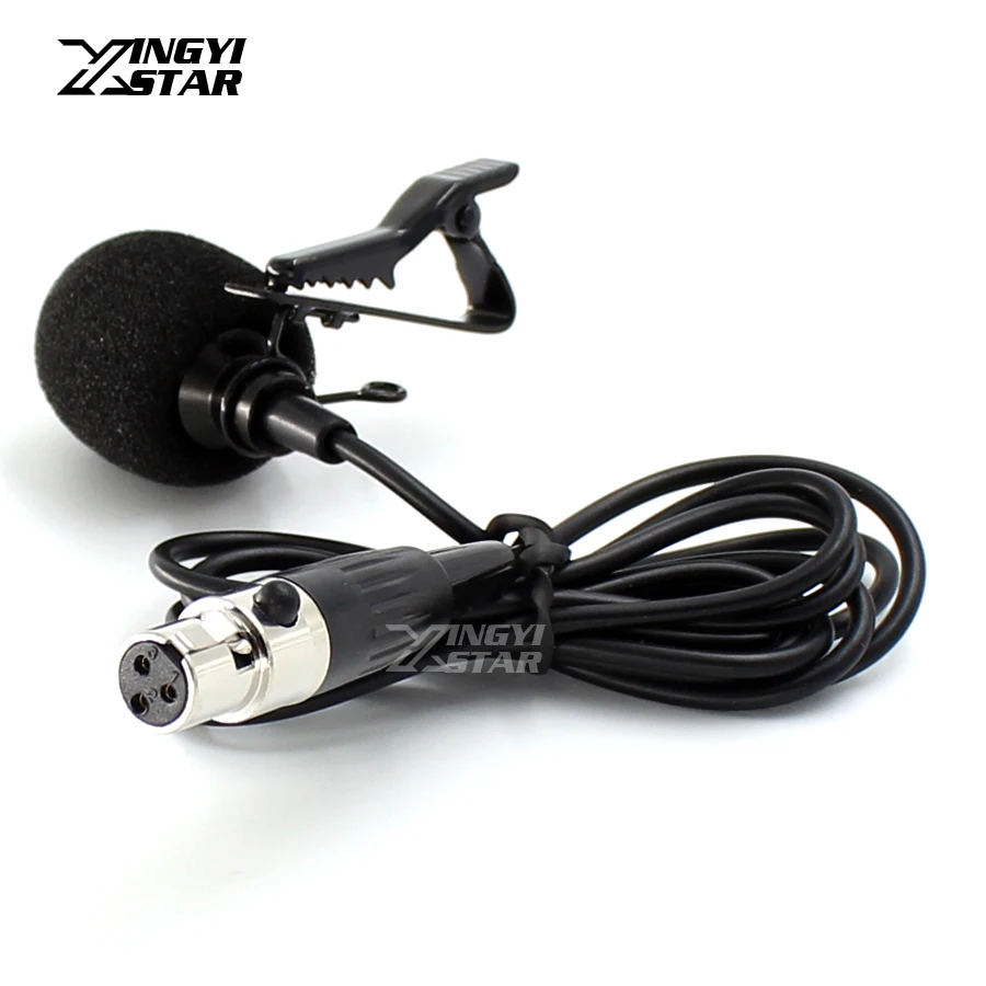 Профессиональный микрофон Lapela Mini XLR 3 Pin TA3F зажим для галстука петличный микрофон нагрудный микрофон для ПК беспроводной передатчик