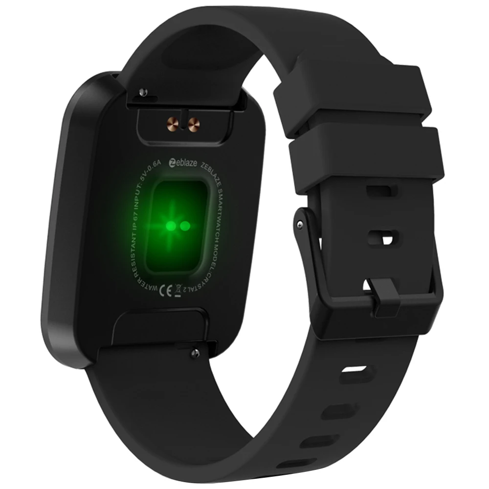 Zeblaze Кристалл 2 Smartwatch IP67 Водонепроницаемый Носимых устройств монитор сердечного