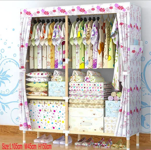 Factory Price Solid Wood Wardrobe length 105 cm | Wardrobes