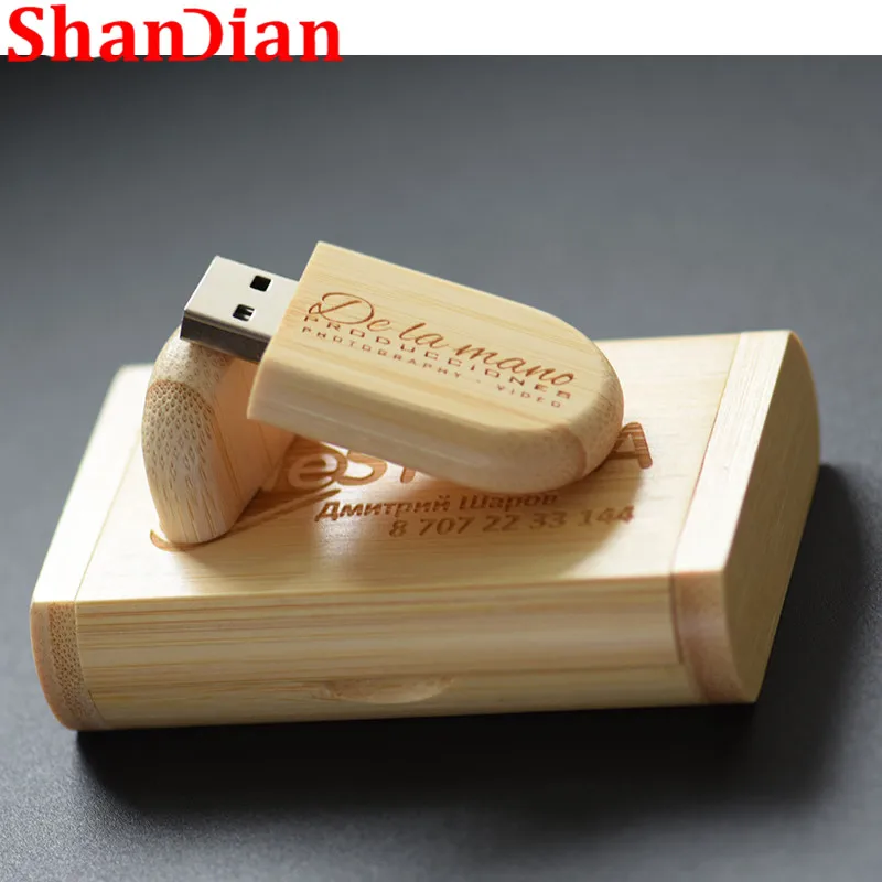 SHANDIAN модный овальная деревянная желчь+ флип-бокс USB флеш-накопитель USB 2,0 4 ГБ 16 ГБ 32 ГБ 64 Гб внешний накопитель диск памяти