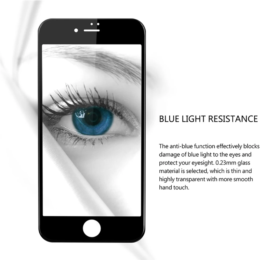 Baseus 0,23 мм Защитная пленка для экрана для iPhone 8 8 plus, тонкое закаленное стекло для iPhone 7 7 plus, пленка на весь корпус, Защитное стекло для экрана