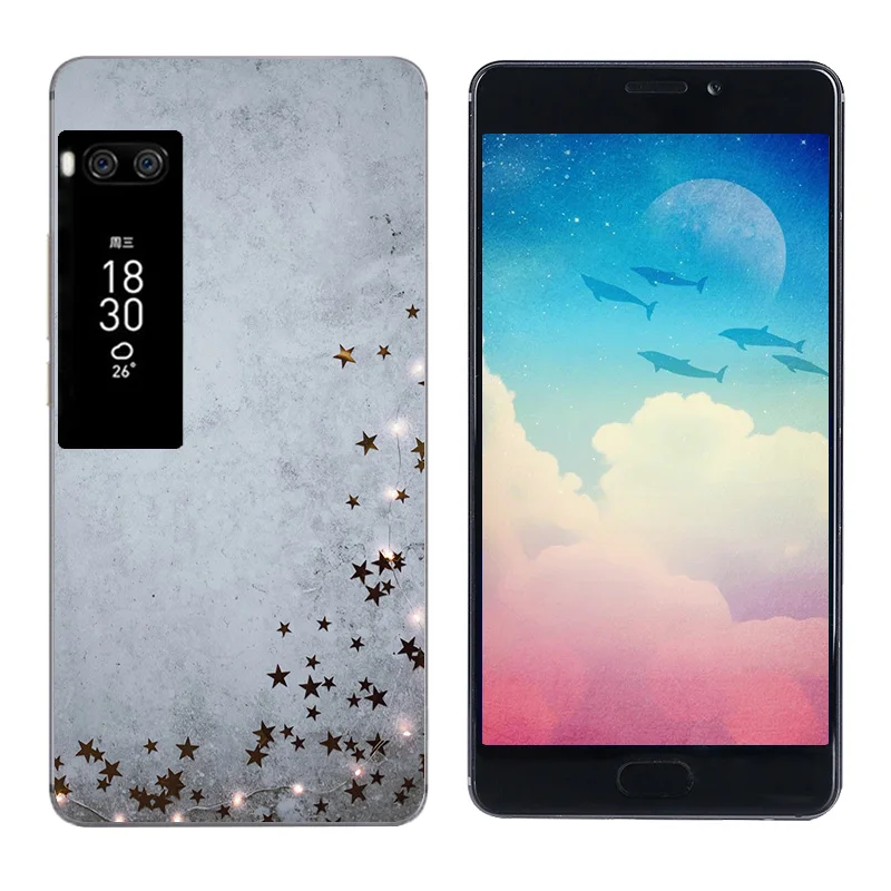Чехлы для телефонов Meizu Pro 7 Plus чехол с треугольным принтом задняя крышка Fundas