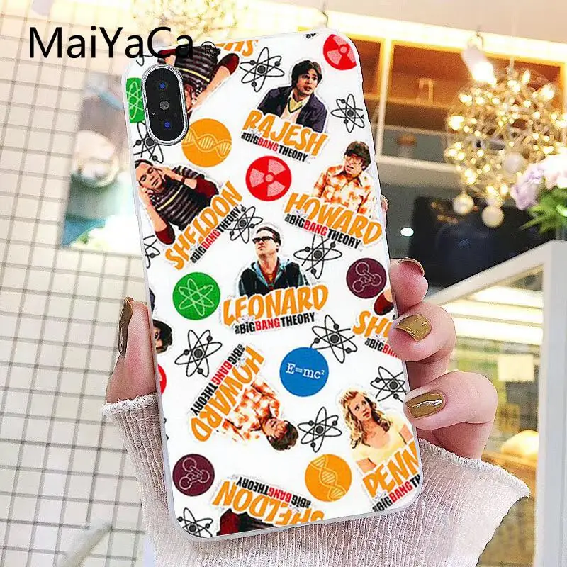Maiyaca The Big Bang Theory Coque Shell чехол для телефона iPhone 8 7 6 6S Plus X XS MAX 5 5S SE XR 10 Fundas Capa