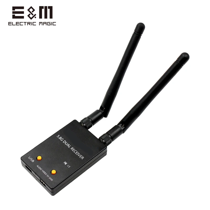 E & M 5 8G UVC двойная антенна Управление приемник OTG 150CH полный канальный FPV W/аудио для