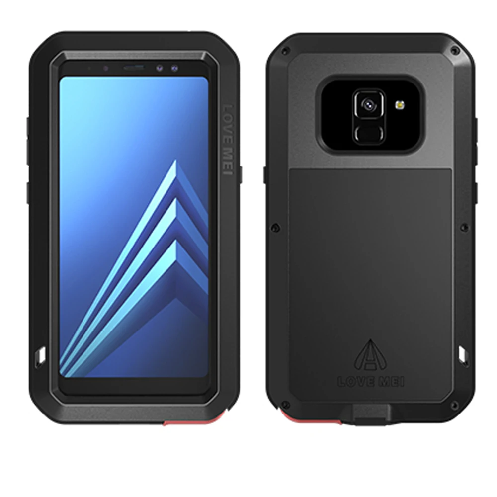 Love Mei Armor Case for Samsung Galaxy A8 Plus 2018 Shockproof Heavy Duty Waterproof Cover Hard Shell | Мобильные телефоны и