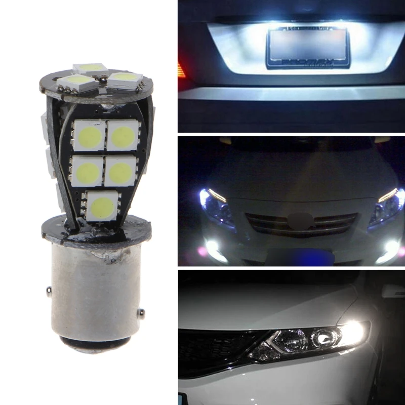 Белый CANBUS 1157 BAY15D 21 светодиод 5050 SMD P21/5 Вт стоп-сигнал лампа постоянного тока 12 В |